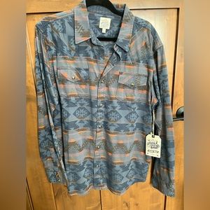 NWT Men’s Moonshine Spirit Pearl Snap Size Large from Boot Barn
